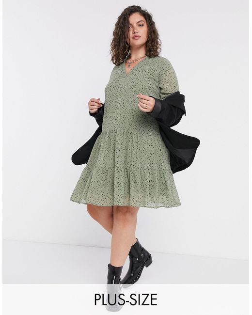 ONLY Smock Dress in Natural | Lyst Canada