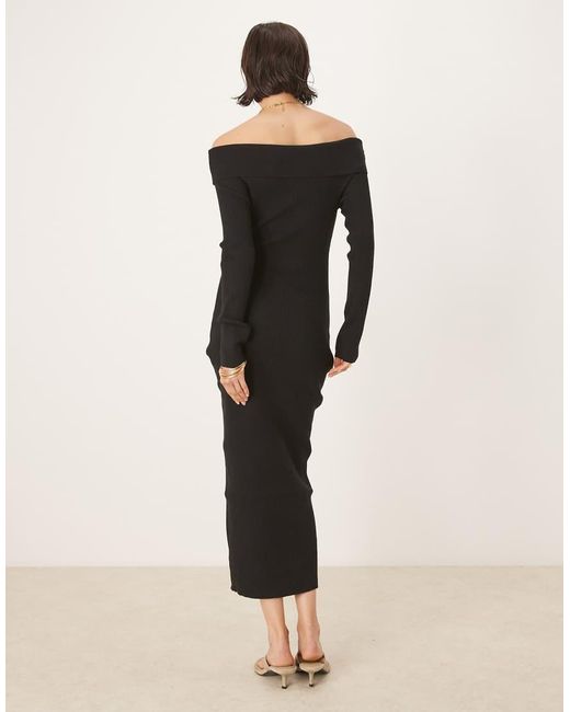 Glamorous Black Midi Dress