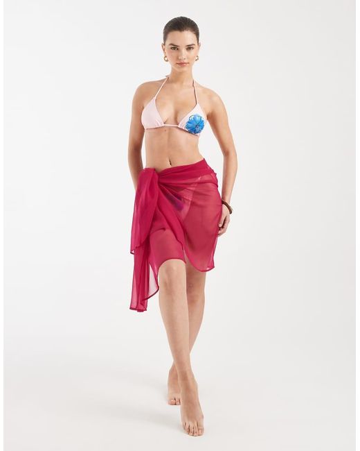 Aray Red Tie Sarong
