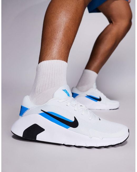 Nike White Flex Sneakers for men