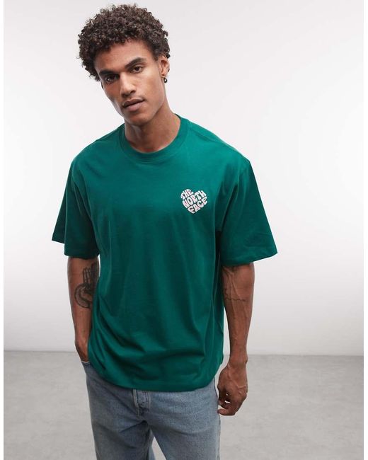 The North Face Green Proud Logo T-shirt for men