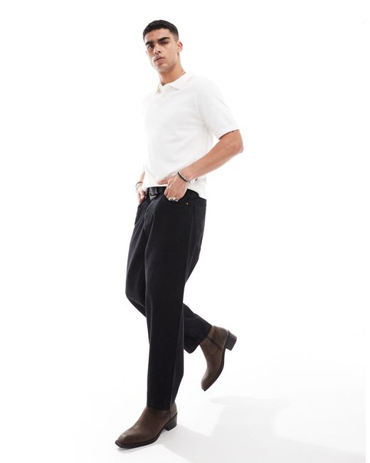 Polo manches courtes en maille - crème Levi's pour homme en coloris White