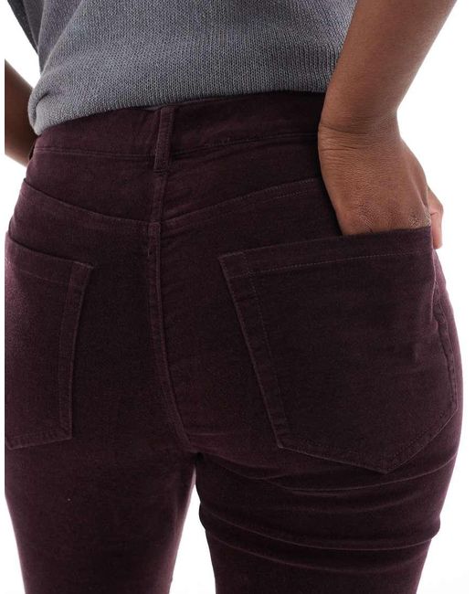 Pantaloni Skinny di ASOS in Red