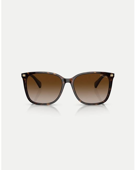 Ralph Brown Vvcv Square Sunglasses