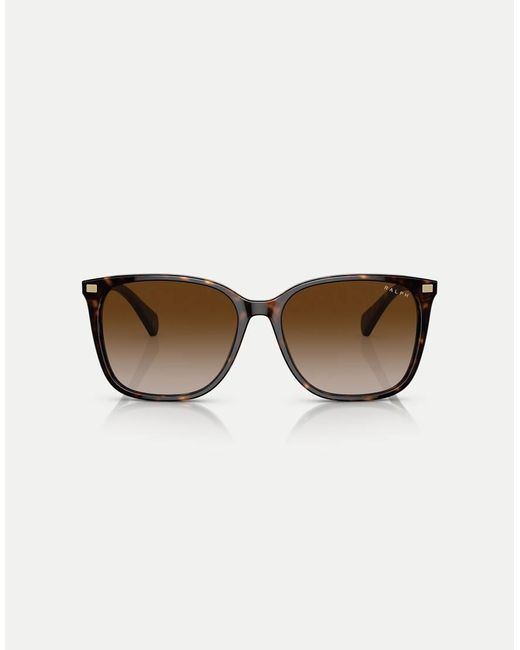 Ralph Brown Vvcv Square Sunglasses