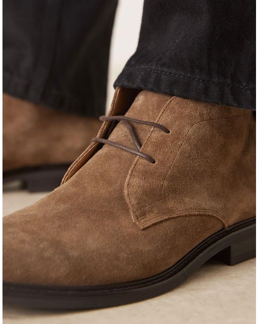 Mango Black Suede Desert Boot for men