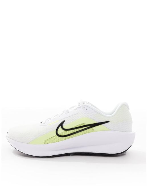 Nike White Downshifter 13 Sneakers for men