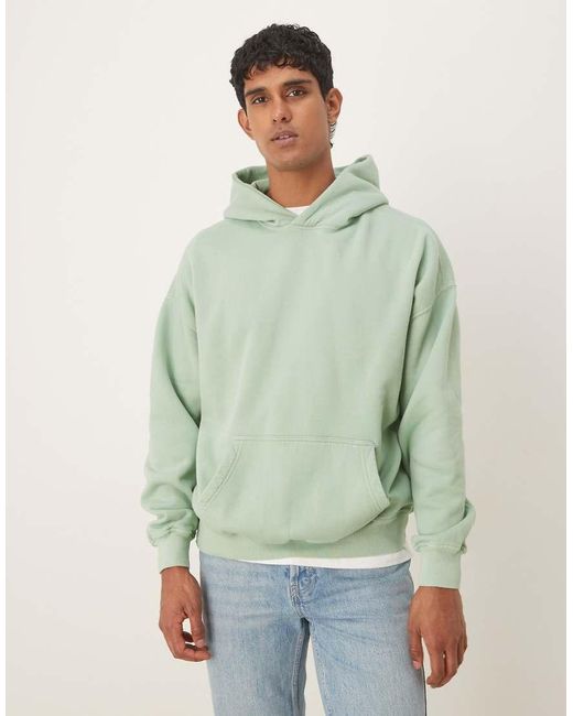 Abercrombie & Fitch Green Essential Front Pocket Hoodie for men