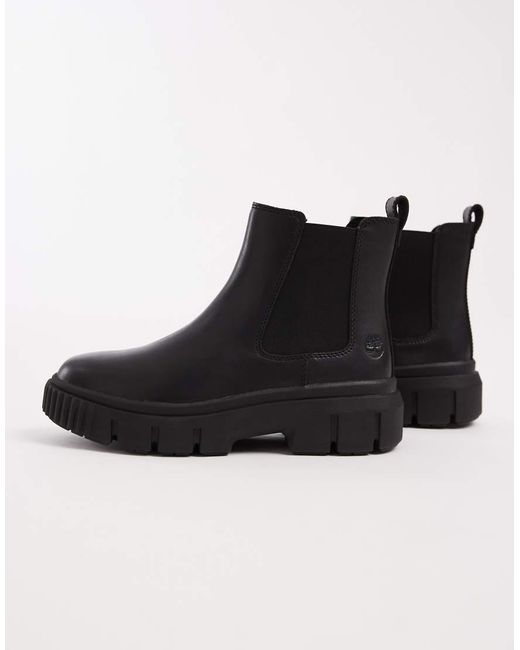 Timberland Black Greyfield Chelsea Boots