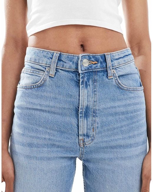 ASOS Blue Asos Design Tall Comfort Stretch Straight Leg Jeans