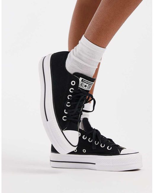 Converse White Chuck Taylor All Star Lift Ox Sneakers