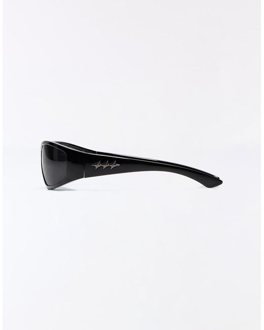 Bershka White Sport Sunglasses for men