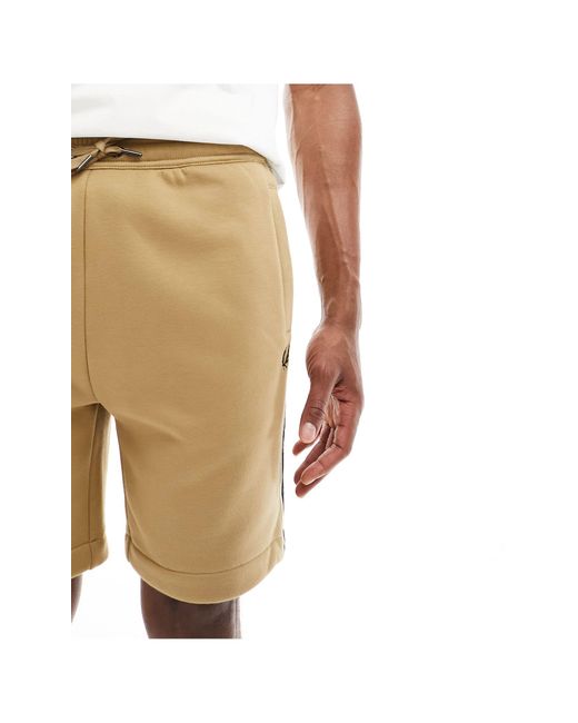 Fred Perry – sweat-shorts in Natural für Herren