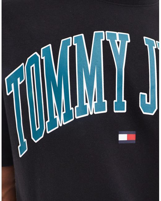 T-shirt classique coloré style universitaire Tommy Hilfiger pour homme en coloris Blue