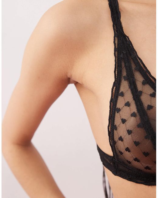 Motel Natural Yandri Heart Lace Soft Bra