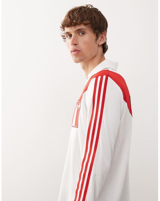 Adidas Originals Red Peru 1978 Jersey for men