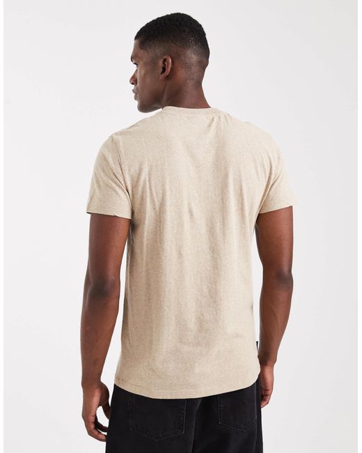 Superdry – cotton essential – t-shirt in Natural für Herren