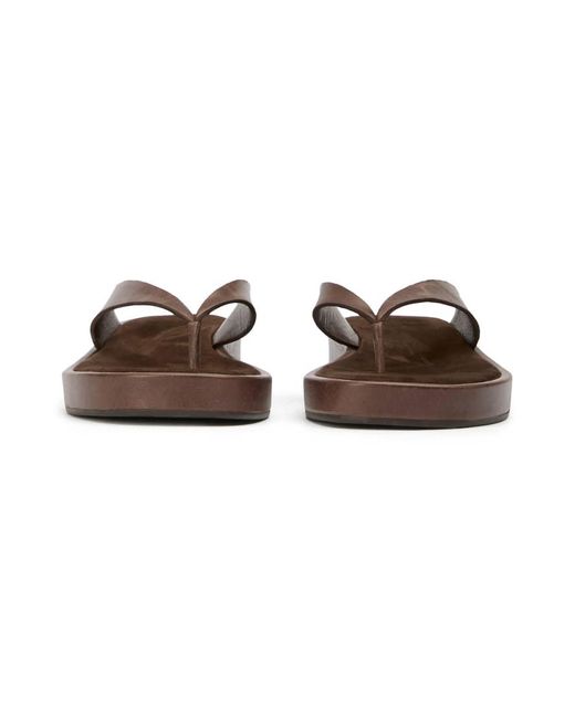 Tony Bianco Brown Kyra Toe Thong Sandals