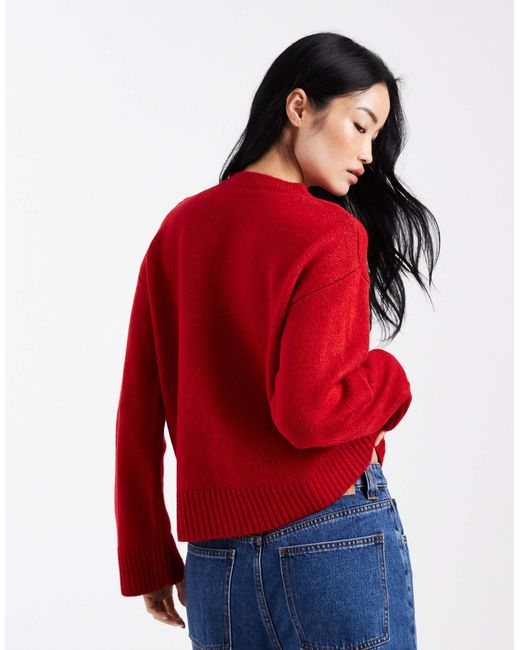 ASOS Red – oversize-pullover