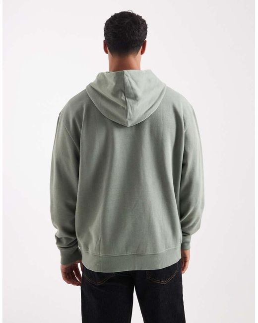 ASOS Gray Hoodie With Celestial Print for men