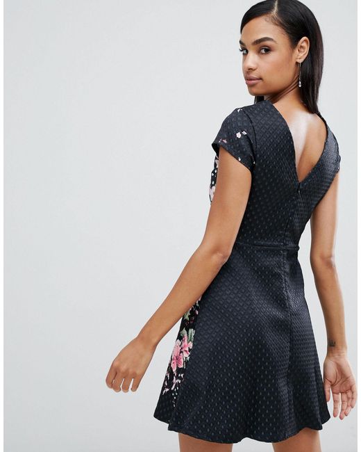 lipsy bardot skater dress