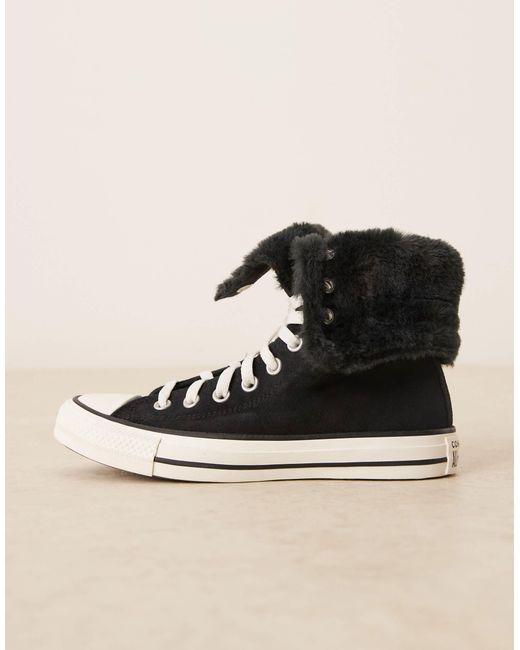 Chuck taylor all star - chaussures à rabat Converse en coloris Black