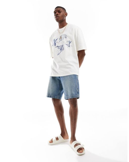 ASOS White Oversized T-shirt for men