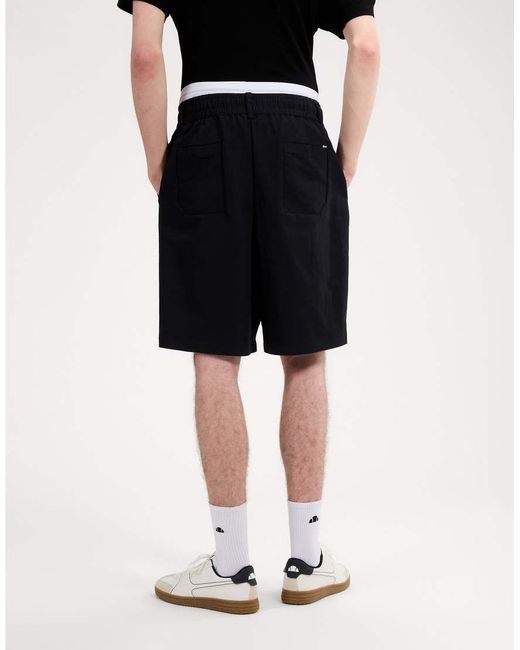 Ellesse Black Trobaso Short for men
