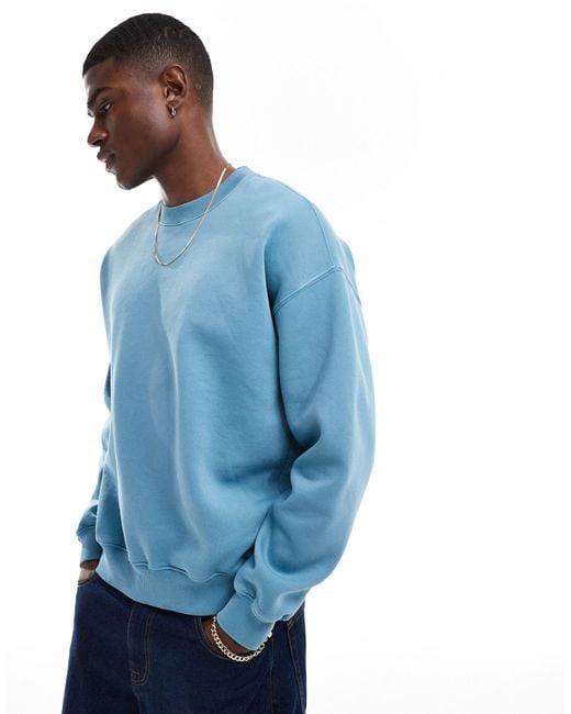 Abercrombie & Fitch Blue Essential Sundrenched Sweatshirt for men