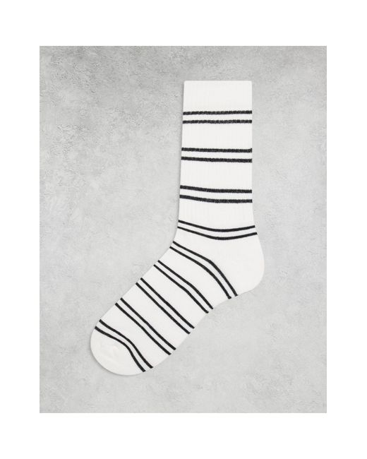 ASOS White Stripe Sock for men