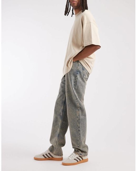 ASOS Blue Straight Jeans for men
