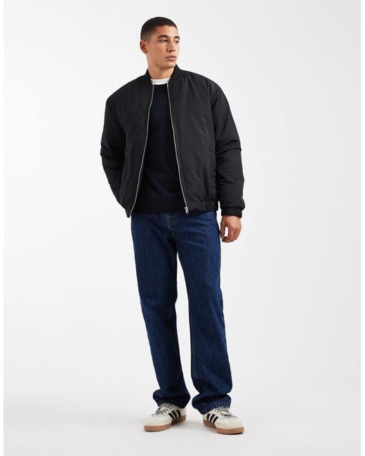 ASOS Blue Bomber Jacket for men