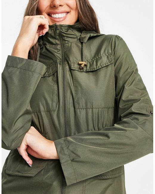 raincoat with drawstring waist