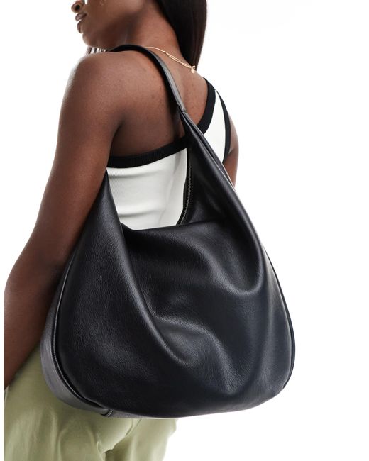 Pull&Bear Black – weiche city-tasche