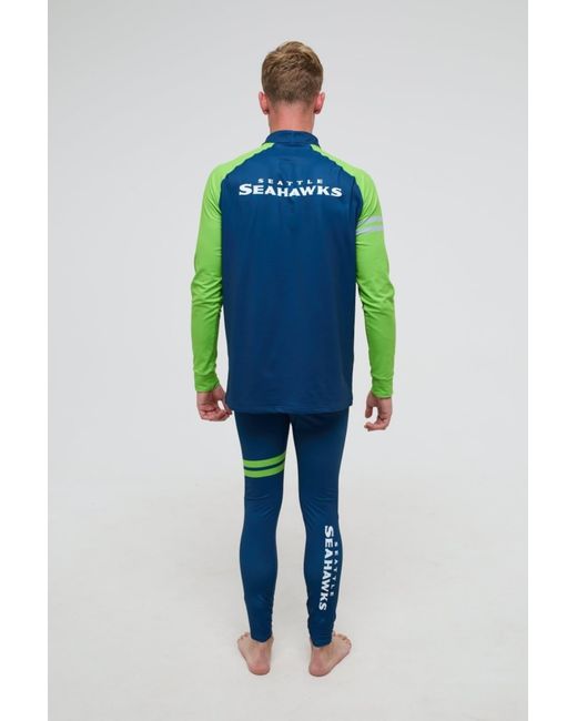 OOSC – seattle seahawks – x nfl – buntes baselayer-oberteil für herren in Blue für Herren