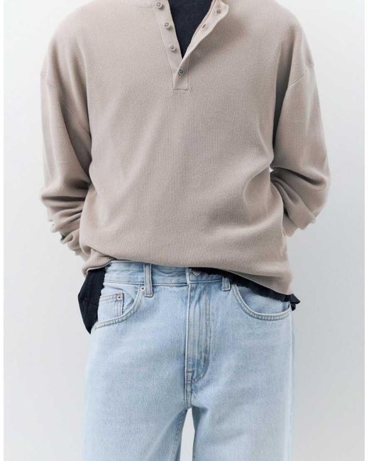 Pull&Bear Blue Standard Jeans for men