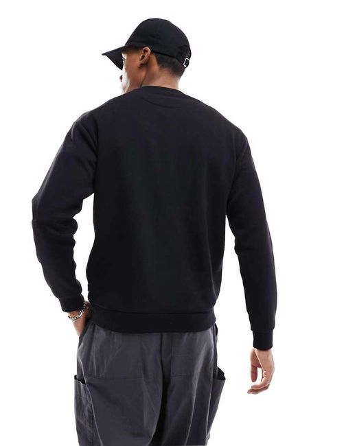 Jack & Jones Black Oversized Sweat for men