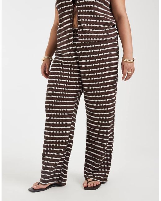 ONLY Black Wide Leg Trousers Co-ord
