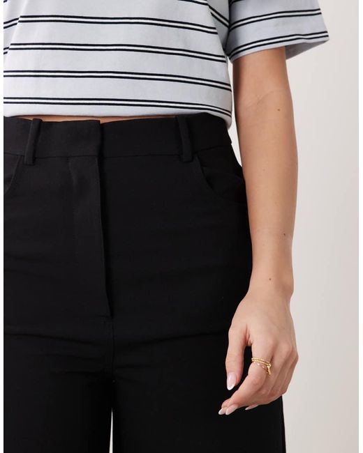 Mango Black Tailored Barrel Trouser