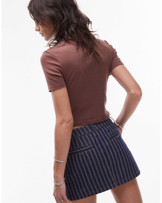 TOPSHOP Red – kurzes alltags-t-shirt