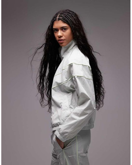 Nike Gray Windrunner Track Jacket