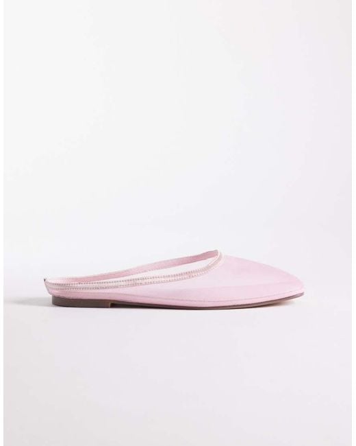 SIMMI Pink Simmi London Carly Flat Mules