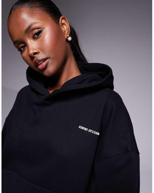 SIMMI Blue Maeve Essentials Hoodie