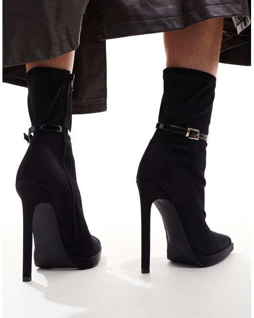 SIMMI Black Simmi london – larisay – ankle-boots
