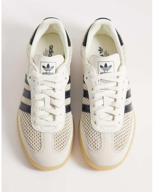 Adidas Originals Metallic Samba Og Crochet Trainers