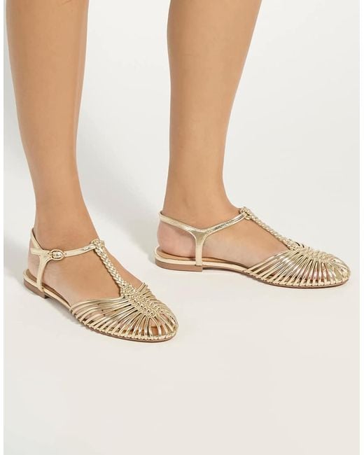 Dune White Harmoni Ballet Pumps