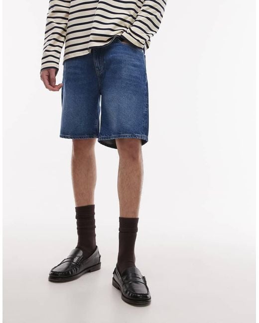 Lacoste White Denim Shorts for men