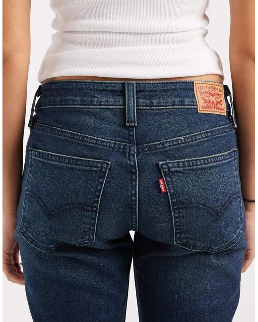Levi's Blue Superlow Bootcut Jeans