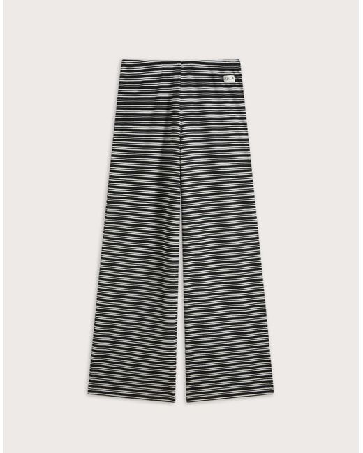 Tala Gray Striped Knit Pants