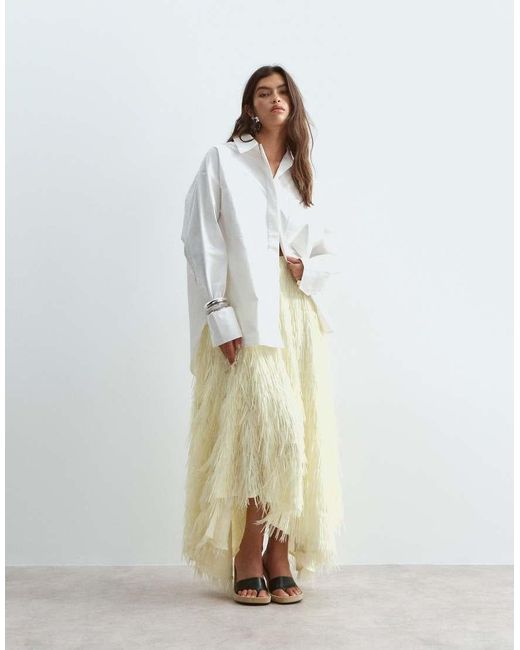 ARRANGE White Premium Oversized Shirt